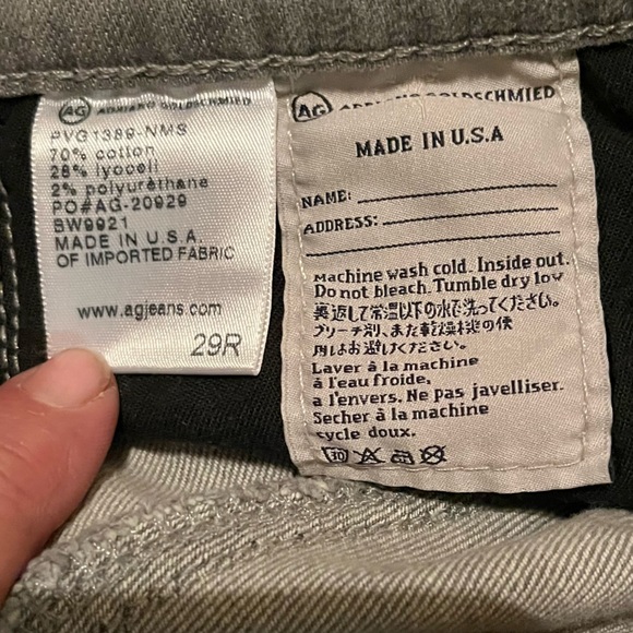 AG ADRIANO GOLDSCHMIED Women’s Super Skinny Ankle Denim Jeans. Waist 31. - Picture 7 of 7